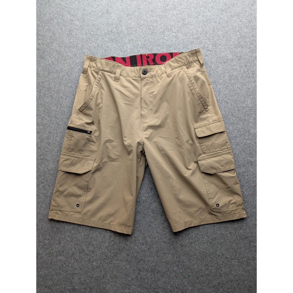 Iron .co Men's Shorts Size 34 Khaki Cargo Shorts